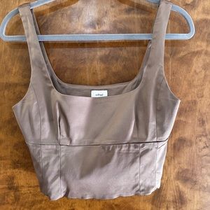 Wilfred Shine Satin Bustier
